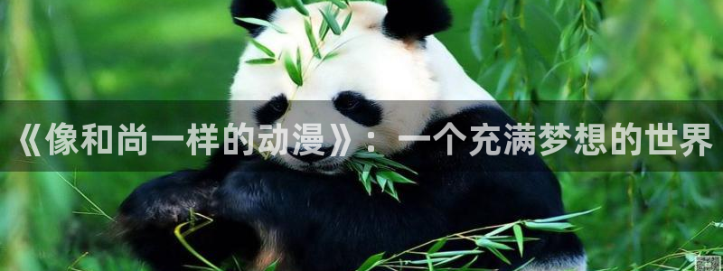 抖漫黄：《像和尚一样的动漫》：一个充满梦想的世界